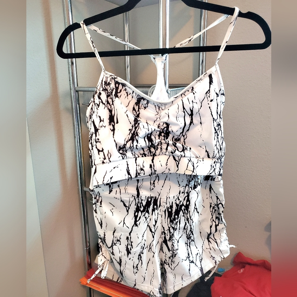 Workout Sport Bra & shorts set